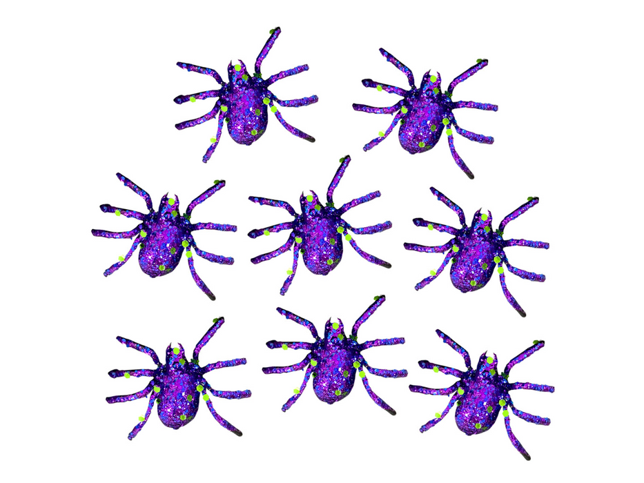 Araña Glitter Morado
