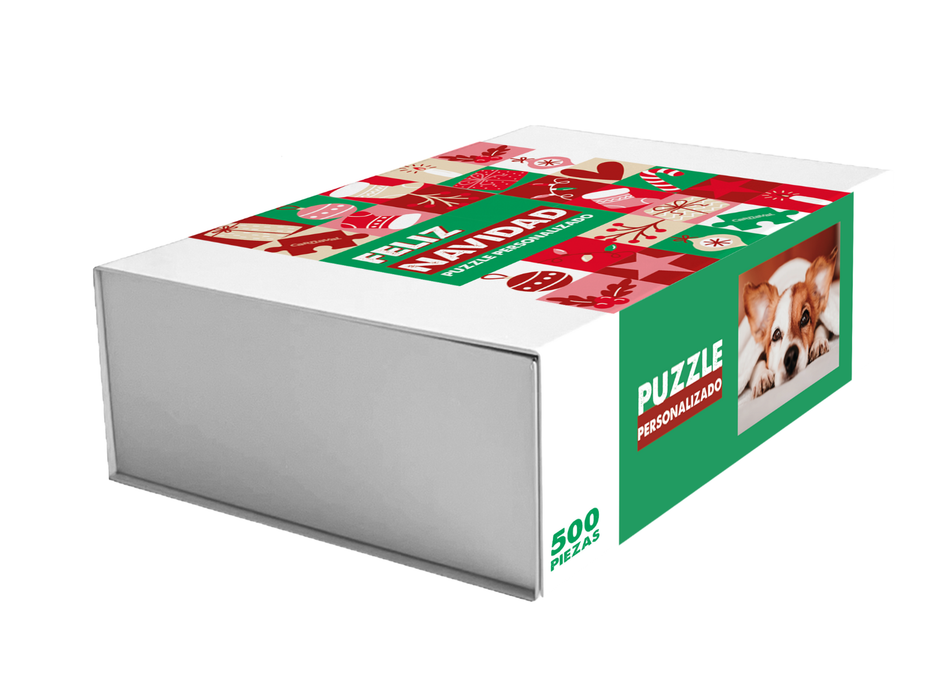 Puzzle Personalizable De 500 Piezas (46 X 61 cm) Navidad