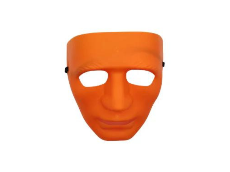 Máscara Naranja Mate - 1 Unidad