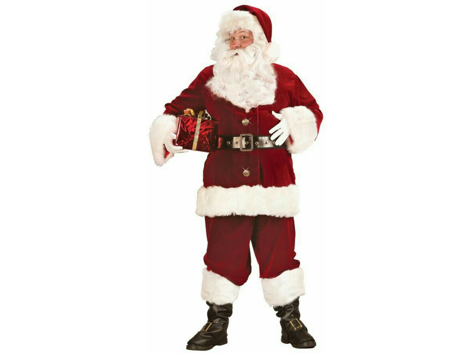 Disfraz De Viejito Pascuero Súper Deluxe Talla 58-60 (XXL)