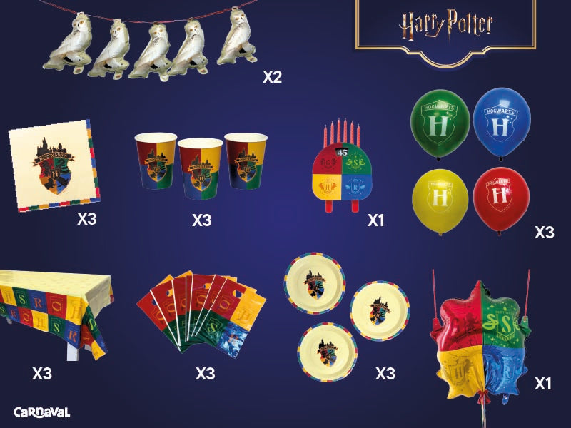 PACK CUMPLEAÑOS HARRY POTTER