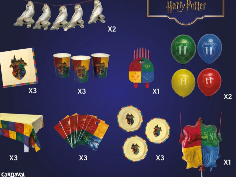 PACK CUMPLEAÑOS HARRY POTTER