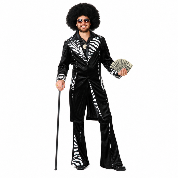 Disfraz Mac Daddy Años 70 Hombre