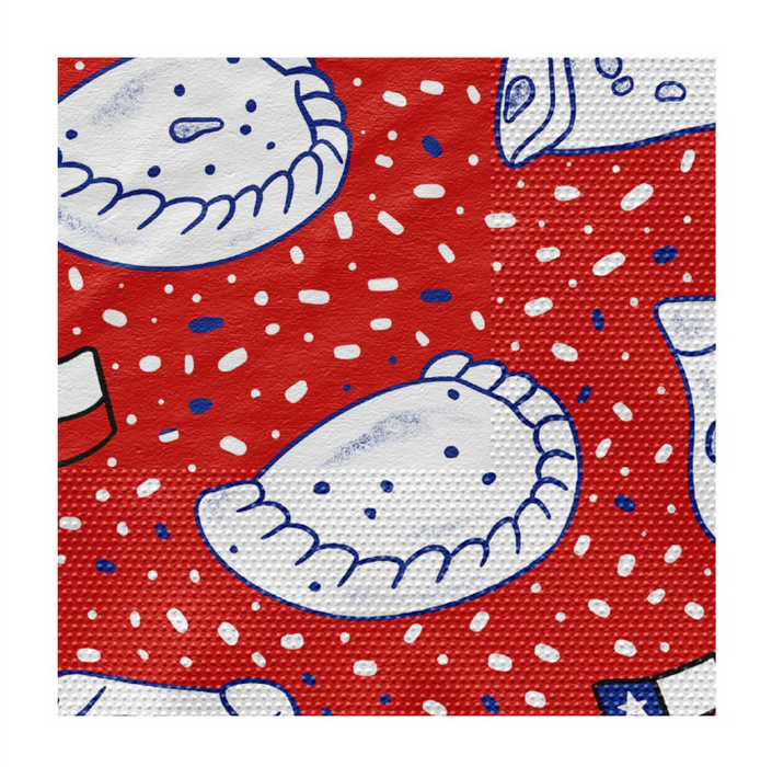 Servilletas De Papel Empanada x 10 Unidades