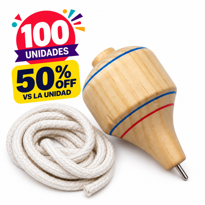 Trompo Dieciochero | Juego Típico Chileno para Fiestas Patrias