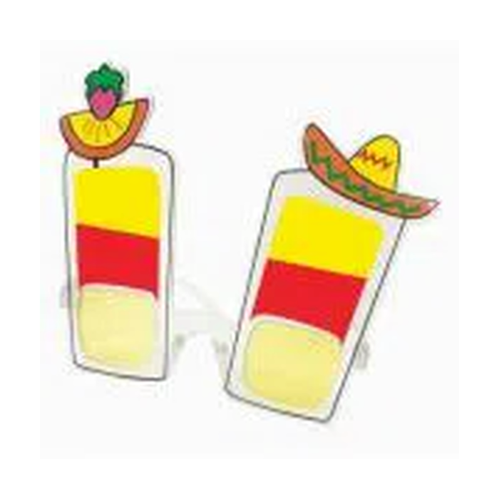 Anteojos de fiesta mexicana con sombrero