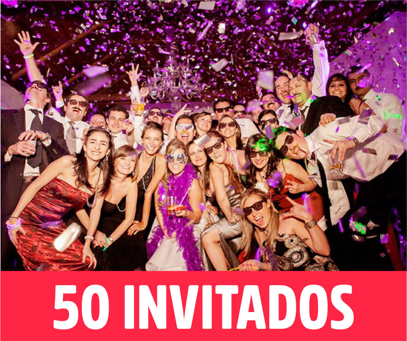 Pack Cotillón Para Matrimonio - 50 Invitados Full