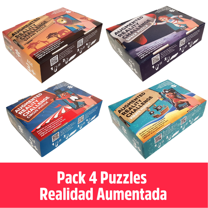 Pack 4 Puzzles R.A