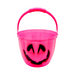 Canasto plástico calabaza fucsia con asa