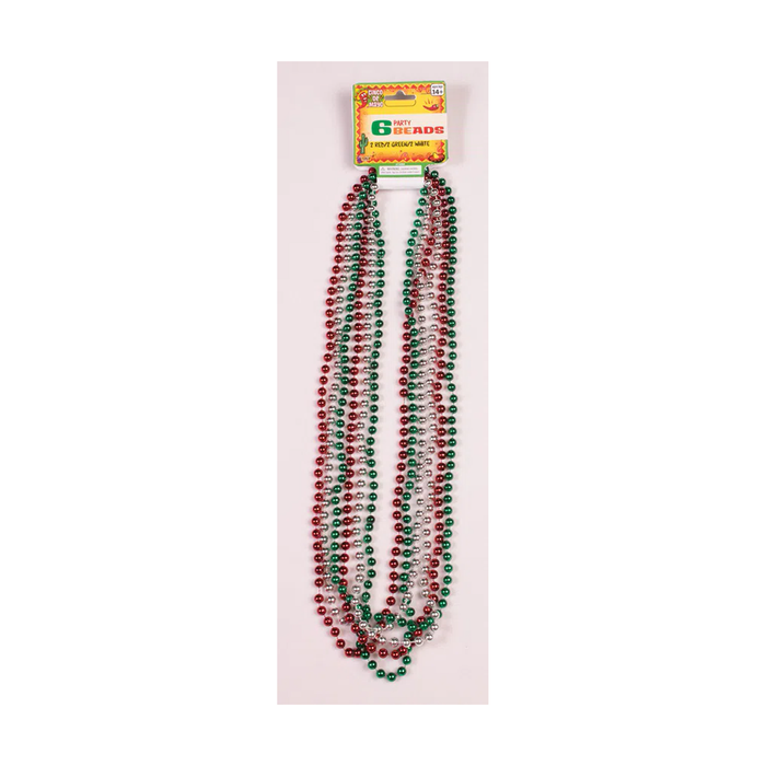 Pack de 6 collares de perlas de fiesta