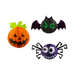 Colgantes de Halloween tipo farol con forma de calabaza, murciélago y araña