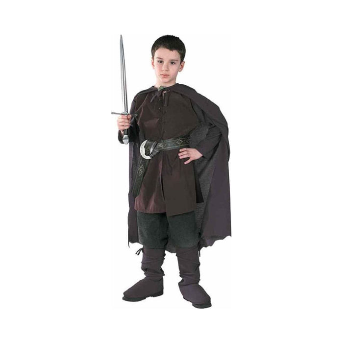 Disfraz de Aragorn El Señor de los Anillos para niño, capa, túnica y cinturón