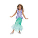 Disfraz de Ariel La Sirenita para niña, vestido morado y verde Classic de Disguise