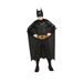 Disfraz de Batman El Caballero Oscuro para niño con enterito negro, capa, máscara con orejas y cinturón dorado