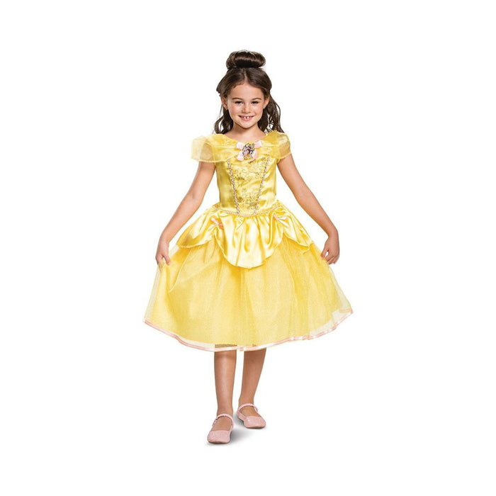 Disfraz de Bella para niña, vestido amarillo Classic de Disguise