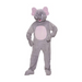 Disfraz botarga de elefante gris de peluche con panza y orejas rosadas