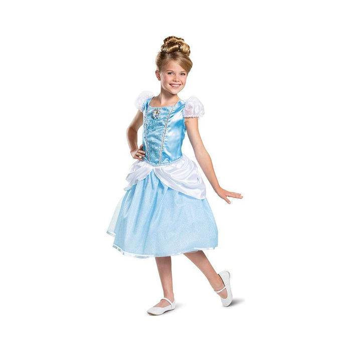 Disfraz de Cenicienta para niña, vestido celeste Classic de Disguise