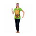 Adulto con polera de Donatello y antifaz morado