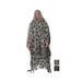 Adulto con disfraz de fantasma de harapos gris