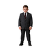 Disfraz de Gomez Addams para niño, traje negro a rayas blancas con corbata
