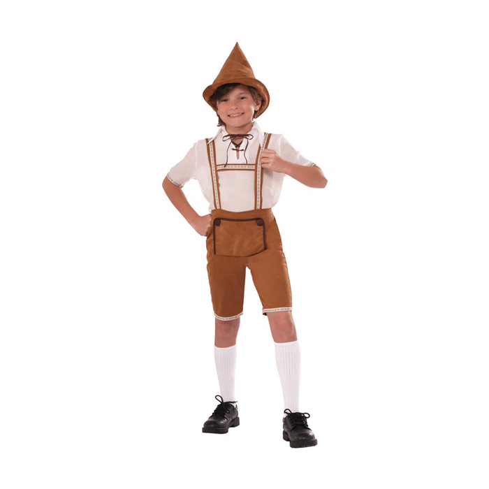 Niño con disfraz de Hansel