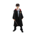 Disfraz de Harry Potter para niño, túnica negra con capucha y escudo de Gryffindor