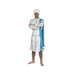 Hombre con disfraz hindú blanco con turbante