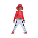 Disfraz de Marshall de Paw Patrol para niño, mono rojo y blanco con manchas y gorro de bombero