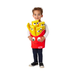 Niño con disfraz de caja de papas fritas