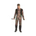 Disfraz de soldado para hombre, mono de camuflaje con chaleco negro adjunto y diadema de camuflaje