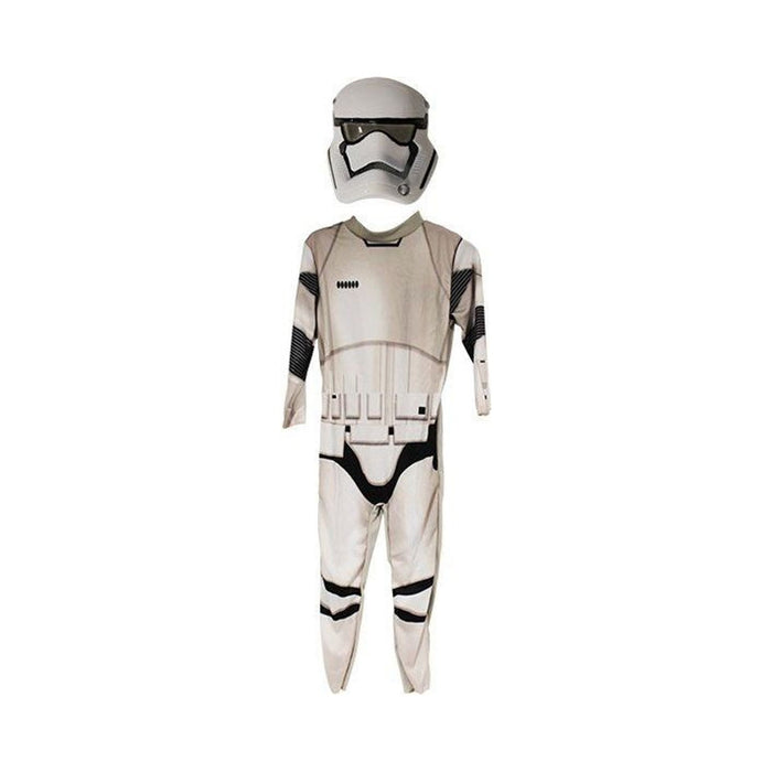 Disfraz de Stormtrooper Star Wars para niño, enterito blanco con máscara