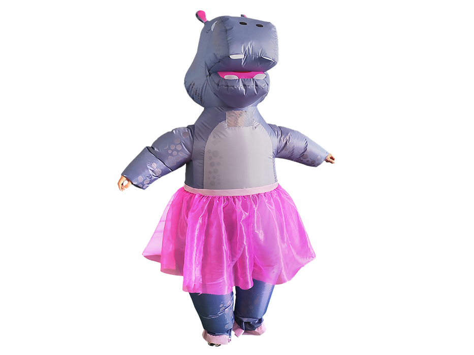 Disfraz Inflable Hipopotamo Falda Adulto