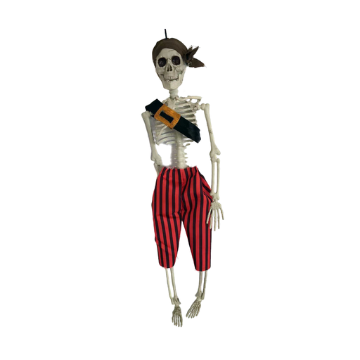Esqueleto Pirata Colgante 40 cm decoración de Halloween