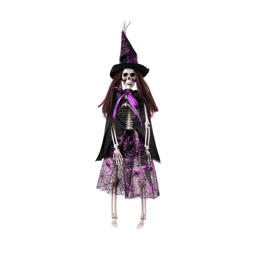 Bruja Esqueleto Colgante 40 cm decoración de Halloween