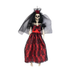 Esqueleto Niña Disfrazada Colgante 40 cm decoración de Halloween
