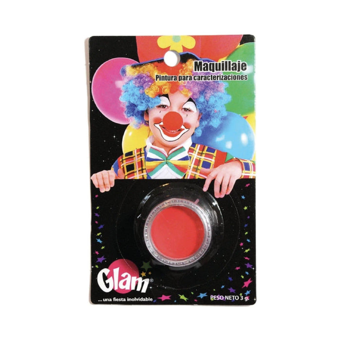 Maquillaje rojo pintura para caracterizaciones 3 g Glam