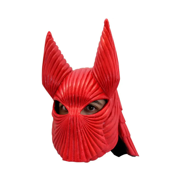 Máscara casco rojo de la armadura de Drácula de Bram Stoker