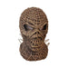 Máscara de látex de Eddie The Wicker Man de Iron Maiden con textura de mimbre