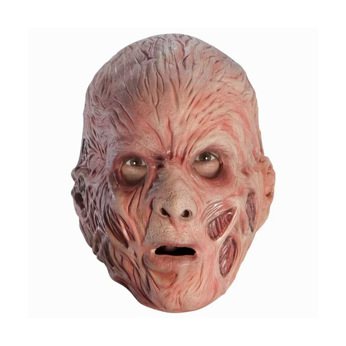 Máscara de látex de cabeza completa de Freddy Krueger con piel quemada
