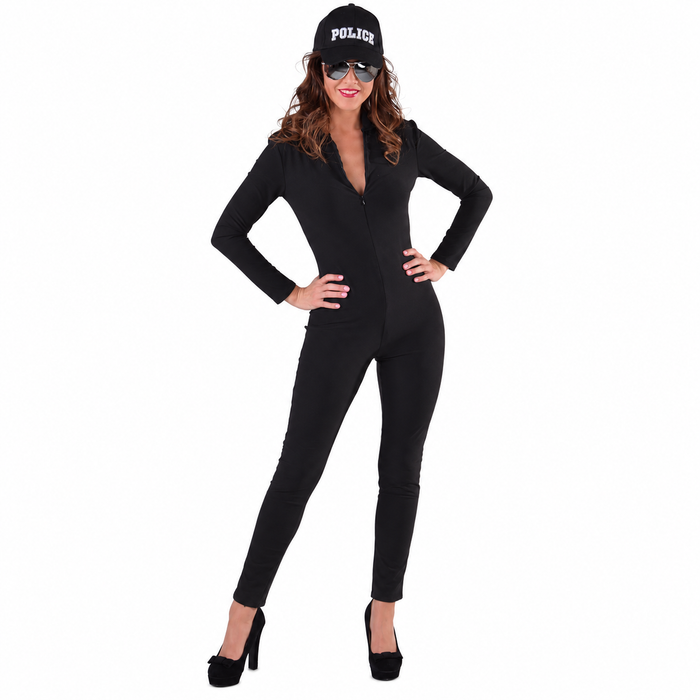 Enterizo Catsuit Negro Mujer