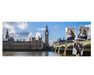 Ejemplo de puzzle personalizado panorámico con fotos de viaje superpuestas
