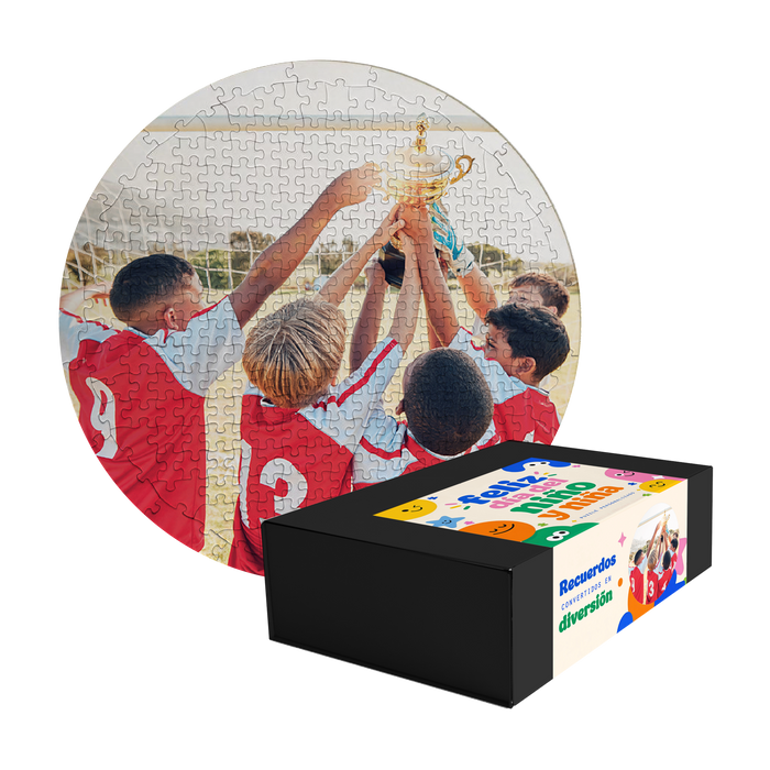 Puzzle Personalizable Día del Niño  Redondo - 300 y 500 Piezas