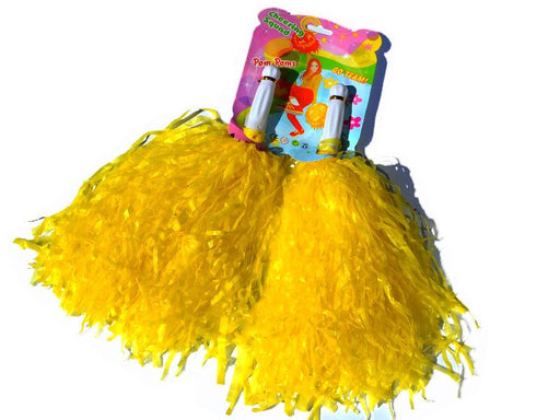 Plumero Porrista Colores Amarillo - Airy - Carnaval Online