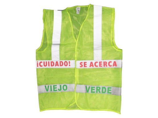 Chaleco Reflectante Viejo Verde - Airy - Carnaval Online