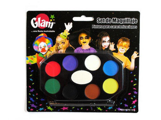 Set Maquillaje 8 Colores - Glam - Carnaval Online