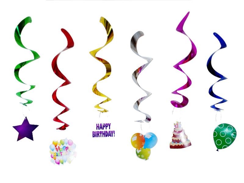 Decoracion Colgante Espiral Cumpleaños - Nick - Carnaval Online