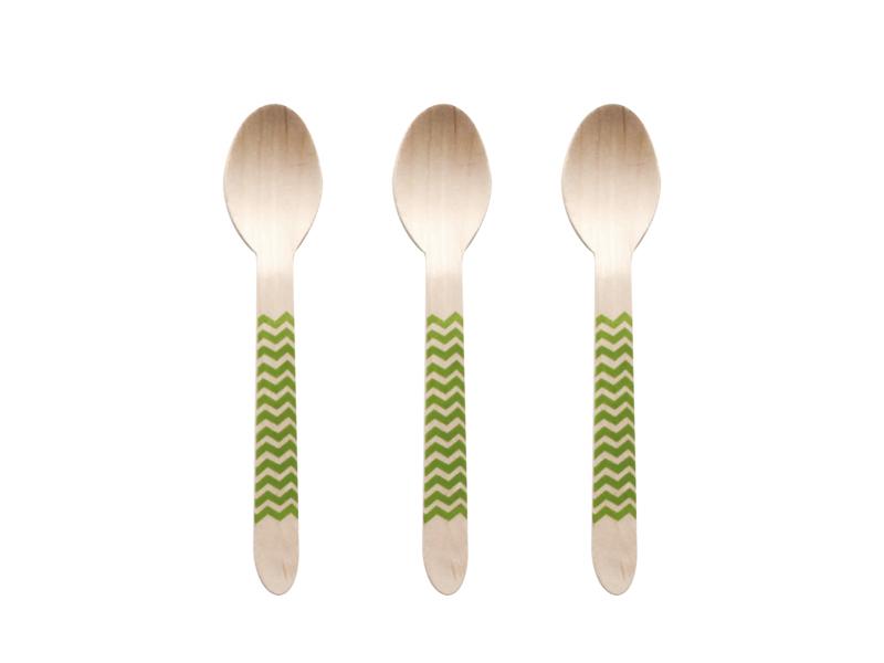 Cuchara Chevron X 10 Verde Lima