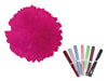 Pompon Papel 15 Cm Fucsia - Airy - Carnaval Online