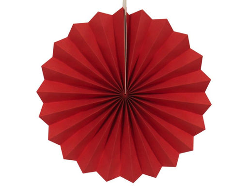 Escarapela Papel 30 Cm Roja - Airy - Carnaval Online