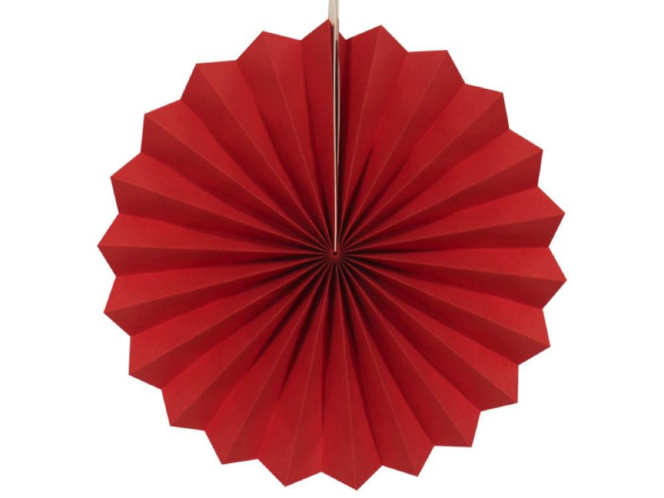 Escarapela Papel 30 Cm Roja - Airy - Carnaval Online
